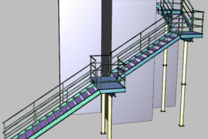 Лестница пожарная