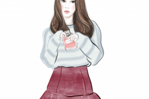 Девушка с духами