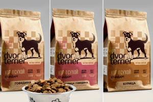 Упаковка для собачьего корма эконом-класса