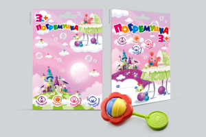 Упаковка для детской погремушки. Тип упаковки - блистер