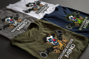 Принт на футболку цветной