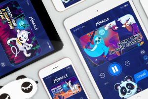 Заставки для детского приложения "Сказки на ночь"