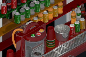 Creative Loop Cola Fanta Sprite