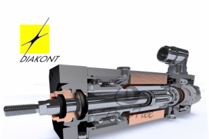 3D Actuator Animation 3Д анимация для привода Diakont