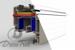 Профиль оконный 2 (Из чертежей (AutoCAD) в 3д)