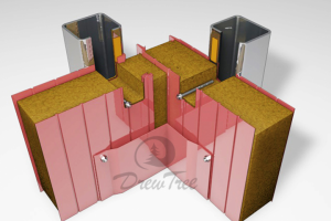 Сэндвич Панель Внутрений Угол (в_разрезе)