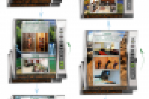 Буклет в виде бесконечной раскладушки