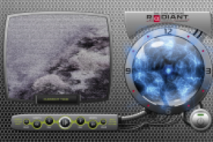 Календарь-домик с часами Радиант