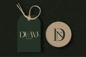 логотип и фирменный стиль для бренда украшений