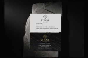 логотип и фирменный стиль для студии камня