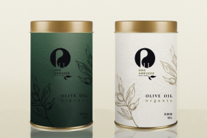 логотип и фирменный стиль для бренда оливкового масла
