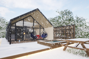 Зимний рендер