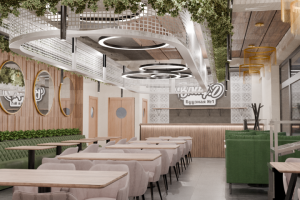 Визуализация ресторана 116.5 кв.м.