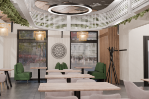 Визуализация ресторана 116.5 кв.м.