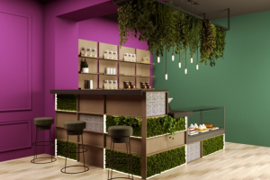 Проектирование барной стойки для магазина в ЮАР