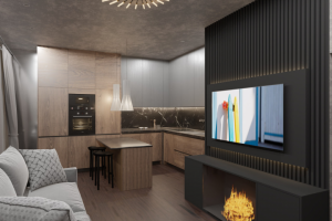 Дизайн квартиры в МСК. Площадь 82 кв.м.