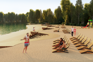 Благоустройство муниципального пляжа