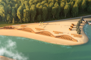 Благоустройство муниципального пляжа