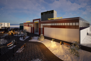 Макет ТЦ и обустройство прилегающей территории