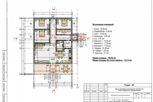 Проект каркасного дома (АР и КР)