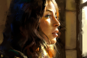 Портрет у окна