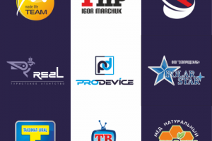 Бюджетные логотипы.