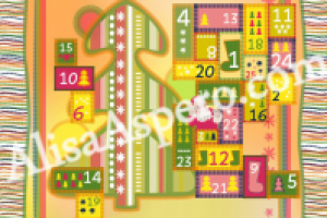 Иллюстрация для веб приложения. Новогодние кармашки