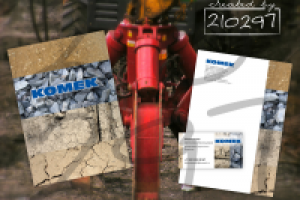 Визитка для компании "Комек Машинери"