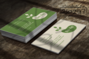 Визитка для корейской компании по производству удобрения Bio Agr