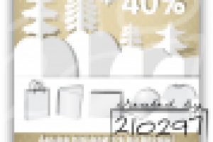 Новогодняя листовка для дизайн-студии