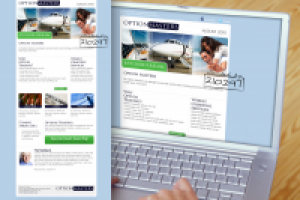 Брендинг шаблона электронного письма для Option Masters