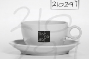 Образец нанесения логотипа на посуду для Bar ne Bar