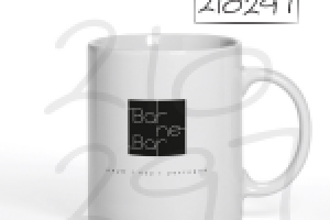 Образец нанесения логотипа на посуду для Bar ne Bar