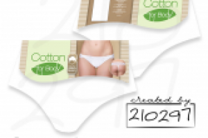 Логотип, дизайн упаковки для хлопкового белья Cotton for Body