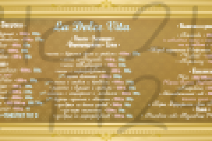 Уличное меню для пиццерии LaDolceVita