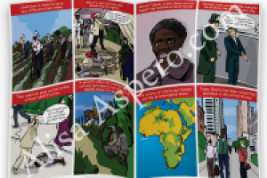 Фрагмент комикса. Абрахам Линкольн.