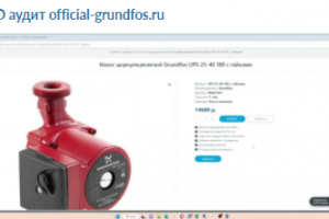 Аудит official-grundfos.ru