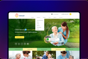 Сайт сети пансионатов