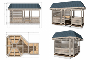 беседка-укрытие