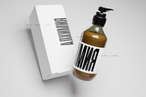 3д-модель емкость/крем