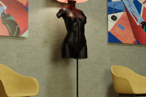 Зд-визуализация.  Манекен-торшер