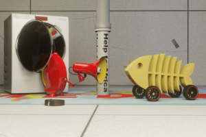 Анимационный 3д-фильм DEADFISH, серия "Newsdog"