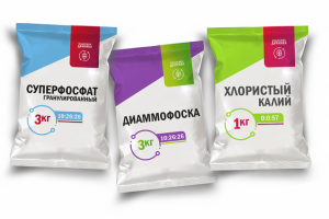Дизайн упаковки серии удобрений