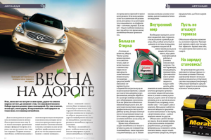 Вёрстка журнального разворота