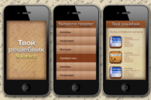 Интерфейс для мобильного приложения iOS