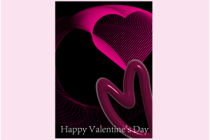 открытка на валентина дель ))