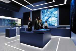 Эскизный проект интерактивного музея предприятия.