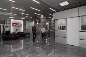 Дизайн входной группы и проходной завода .2023 г.