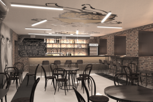 Бар в С.-Петербурге , осень 2022 г.