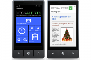 Приложение DeskAlerts для Windows phone